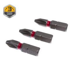 Forte Tools Skrūvgriežu uzgaļi PH2 , 25 mm, 3 gab.