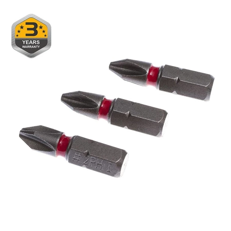 Forte Tools Skrūvgriežu uzgaļi PH2 , 25 mm, 3 gab.