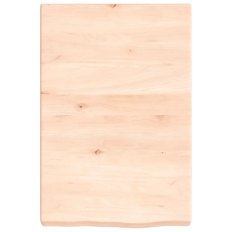 vidaXL vannasistabas virsma, 40x60x,2-6, cm , neapstrādāts masīvkoks