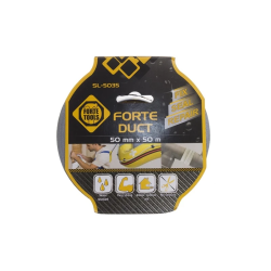 Līmlente forte auduma 50mx50mm sudraba