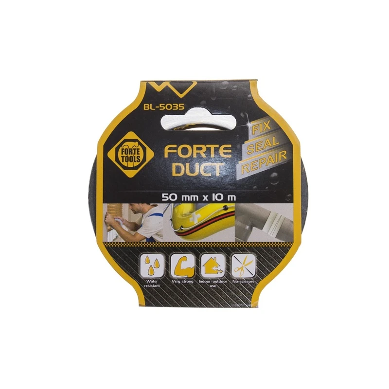 Līmlente forte auduma 10mx50mm melna