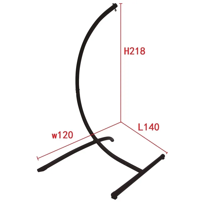 Stovas hamakui Domoletti . 140 x 50 x 50 cm