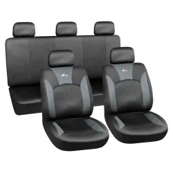 Automobilio sėdynių užvalkalas Autoserio AG-28682-4, juoda sp., 8 vnt.