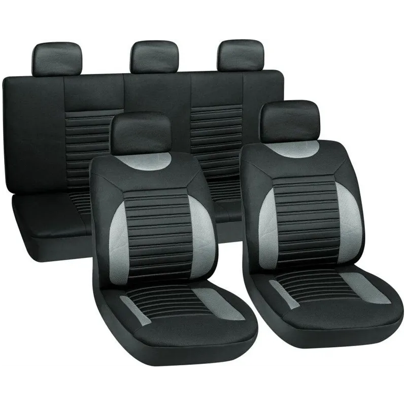 Automašīnu sēdekļu pārvalks Autoserio, pelēka krās., 8 gab.