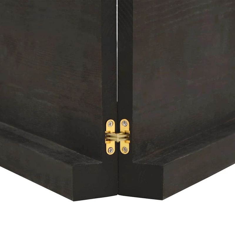 vidaXL vannasistabas virsma, tumši brūna, 120x40x,2-6, cm, masīvkoks