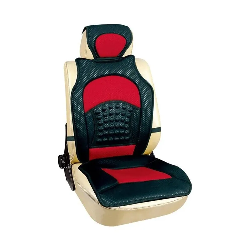 Automašīnu sēdekļu pārvalks Autoserio, melna krās.-sarkana krās.