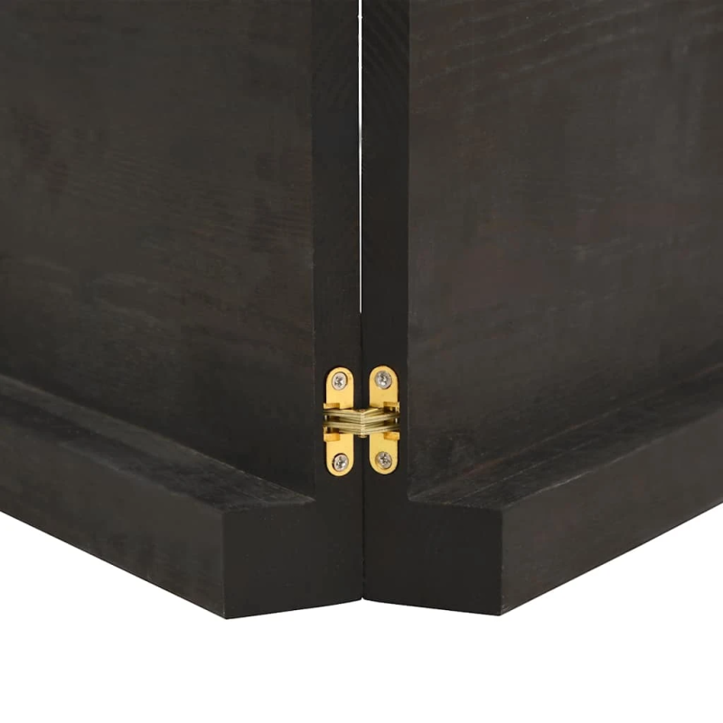 vidaXL vannasistabas virsma, tumši brūna, 160x50x,2-6, cm, masīvkoks