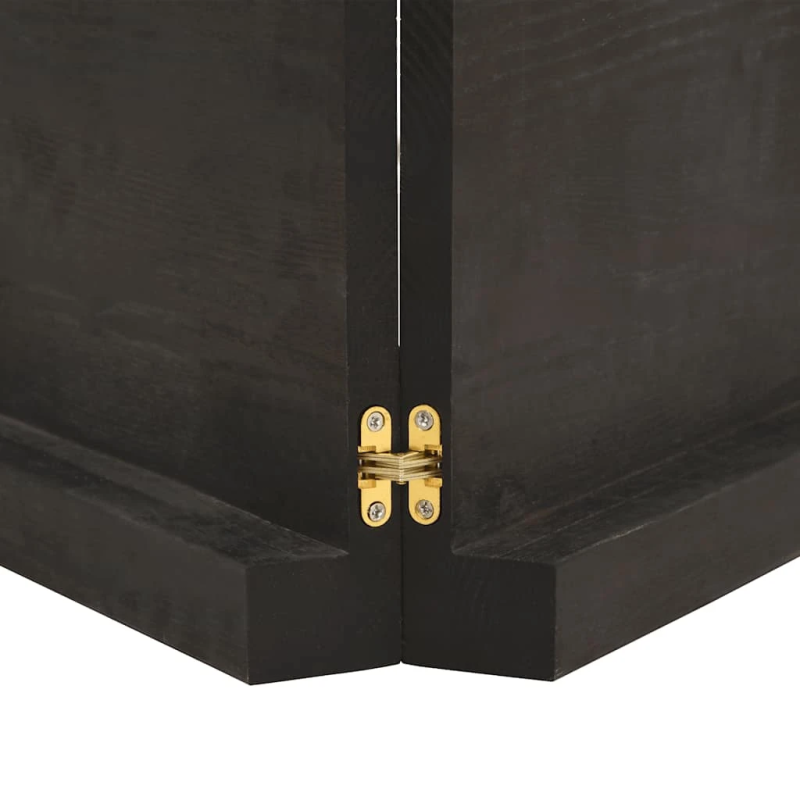 vidaXL vannasistabas virsma, tumši brūna, 200x50x,2-6, cm, masīvkoks