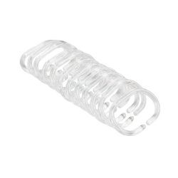 Āķis aizkara komplekts 12gab caurspīdīgs