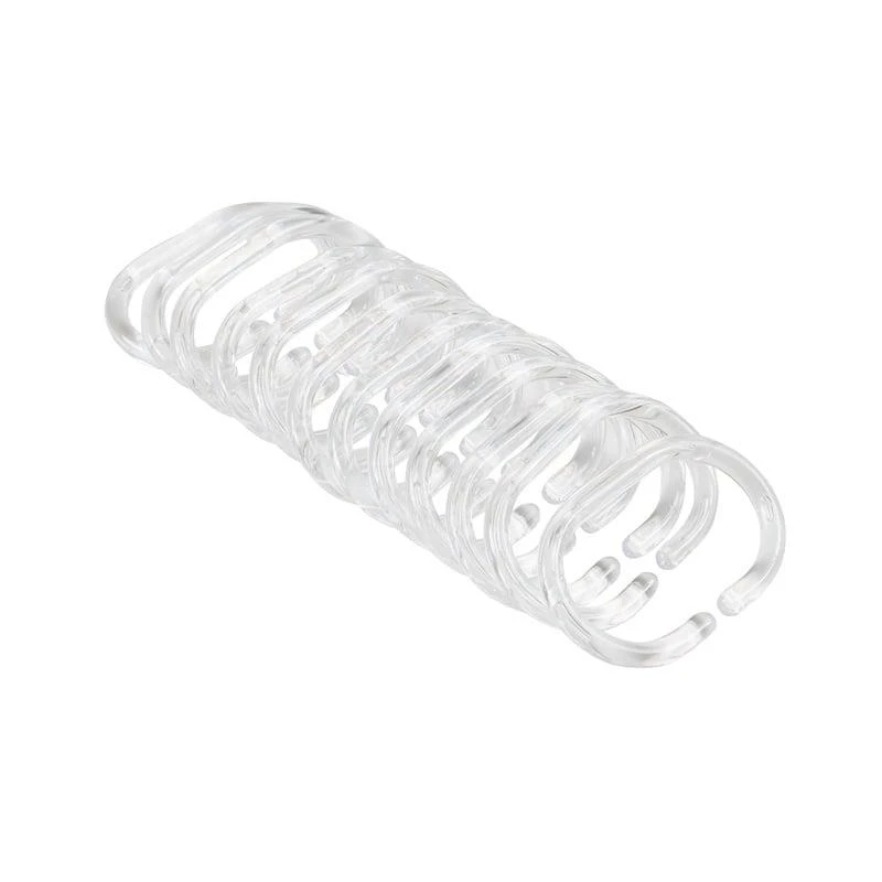 Āķis aizkara komplekts 12gab caurspīdīgs