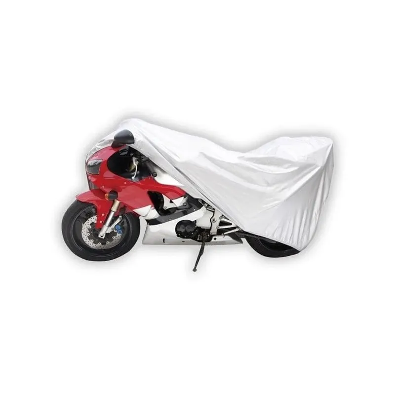 Motocikla pārsegs CM01003, L, 228 cm x 99 cm, balta krās.