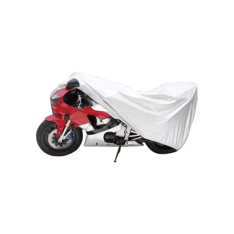 Motocikla pārsegs CM01003, L, 228 cm x 99 cm, balta krās.