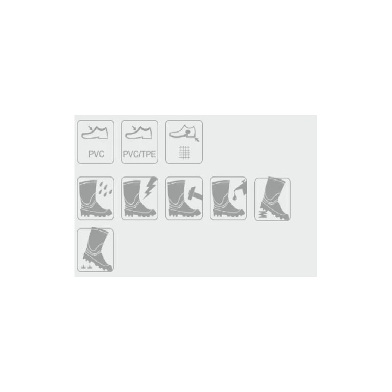 Aizsargājoši gumijas zābaki 140P S5 SRC. 43 izm.