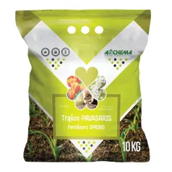Удобрения для овощей, для ягодных растений, для фруктовых деревьев Agrochema Spring, сыпучие, 10 кг