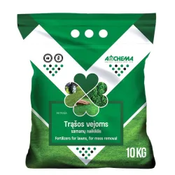 Удобрения для замшелых газонов Agrochema, порошковые, 10 кг