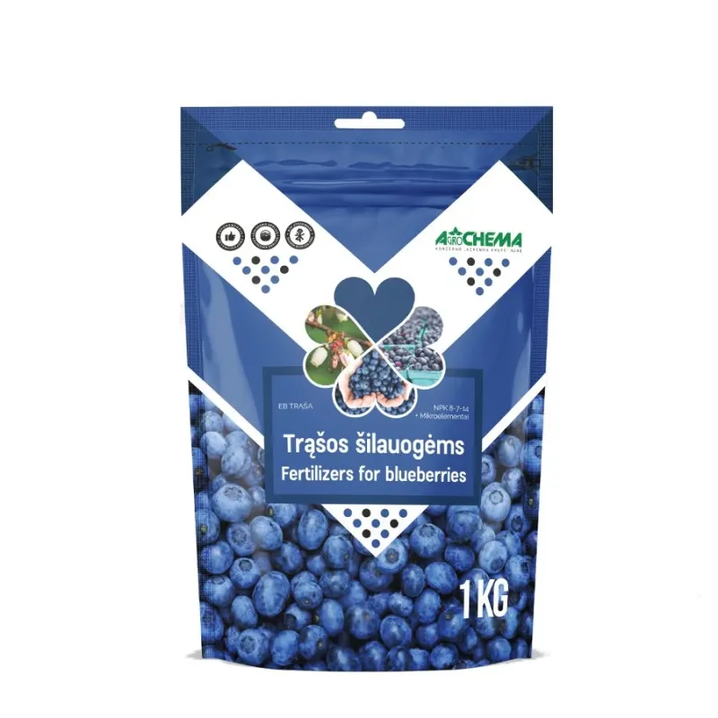 Mēslojums mellenēm Agrochema, lielam apjomam, 1 kg