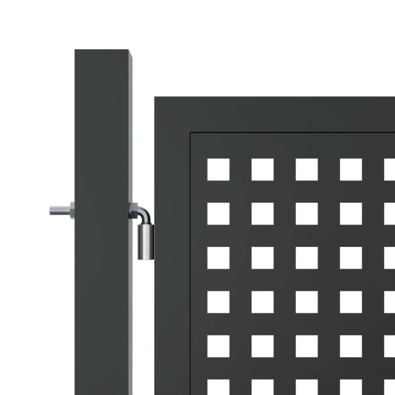 vidaXL dārza vārti, antracīta krāsā, 300x175 cm, tērauds