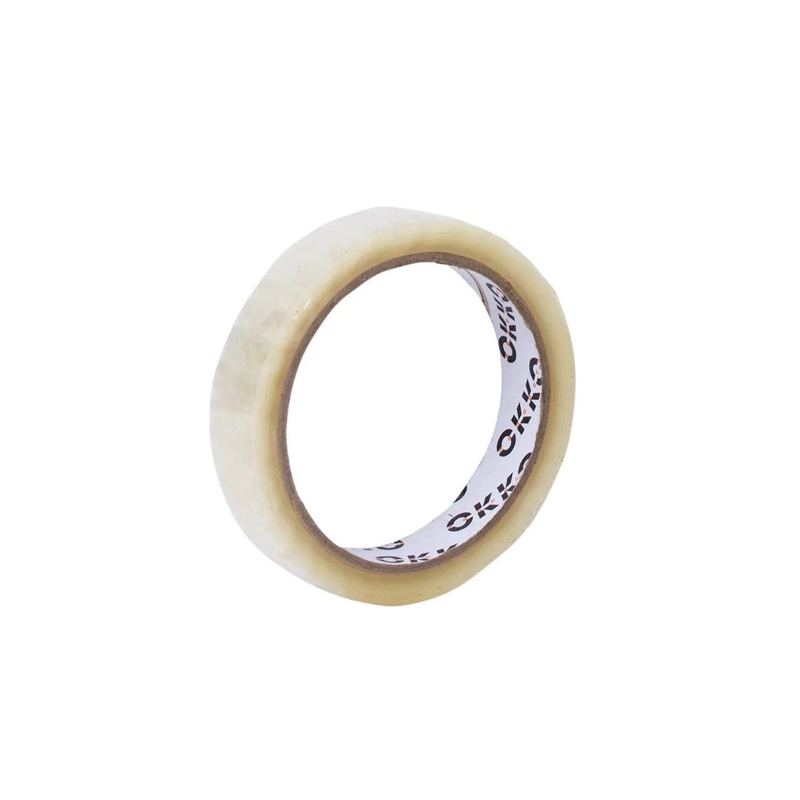 Līmlente iepak. okko 19mmx60m caursp.