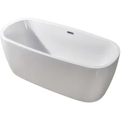 Vonia, laisvai pastatoma Masterjero, 170 cm x 78 cm x 60 cm, ovalas, balta sp.
