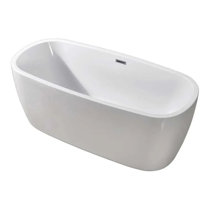 Vanna, brīvi novietots Masterjero, 170 cm x 78 cm x 60 cm, ovāla, balta krās.