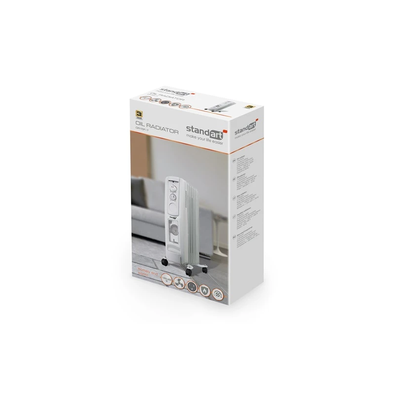 Eļļas radiators Standart OR15F-7, 1.5 kW