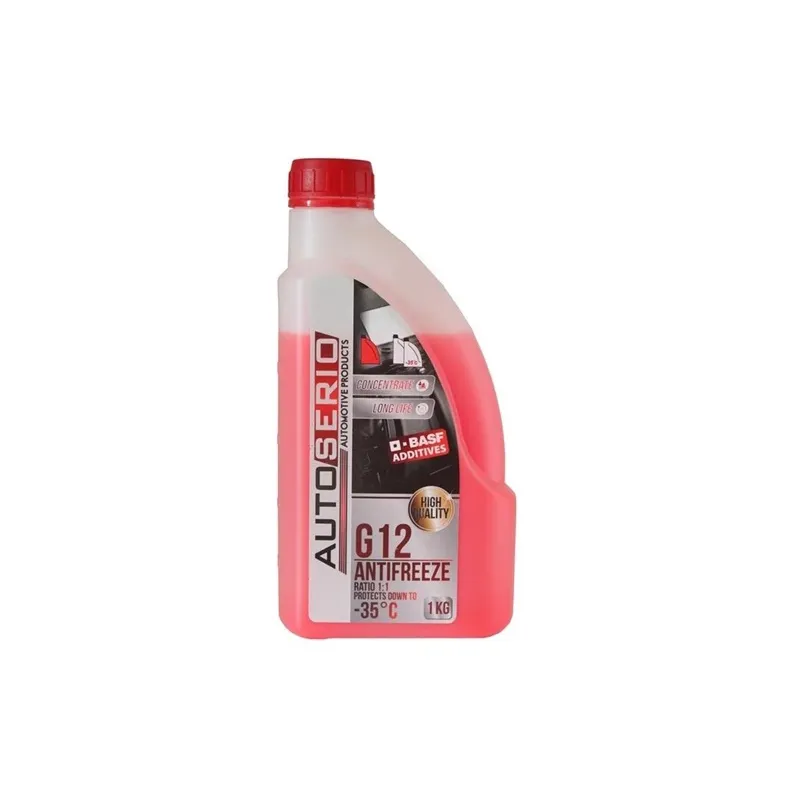 Dzesēšanas šķidruma koncentrāts Autoserio G12, 1 kg