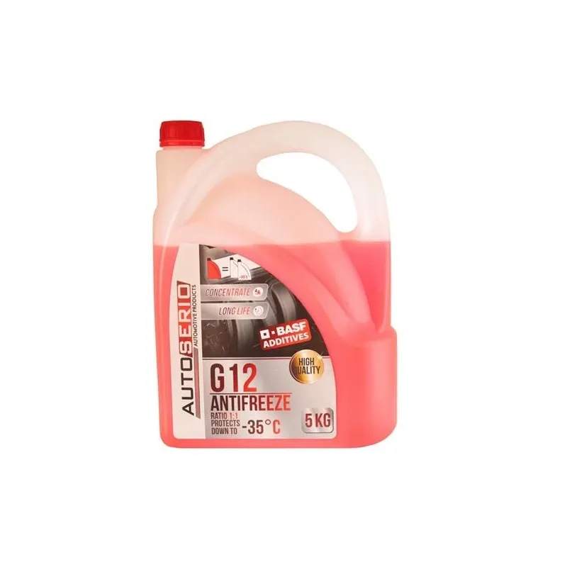 Dzesēšanas šķidruma koncentrāts Autoserio G12, 5 kg