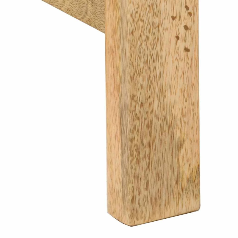 vidaXL rakstāmgalds, 165x110x75 cm, mango masīvkoks