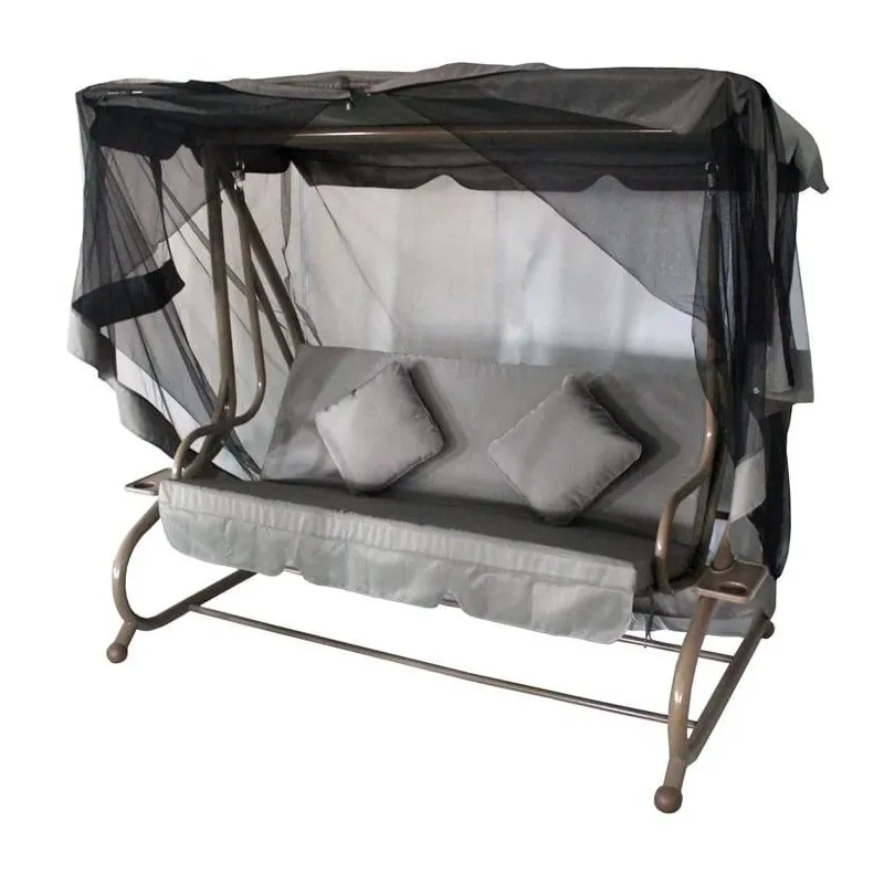 Āra šūpoles Domoletti HC-998D, pelēka krās., 202 cm x 114 cm x 169 cm