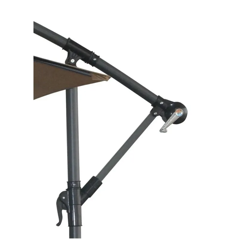 Dārza saulessargs Domoletti SSAP-009, 300 cm, brūna krās.