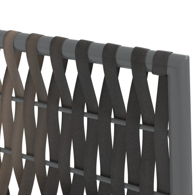 vidaXL 3-daļīgs dārza mēbeļu komplekts, matrači, PE rotangpalma