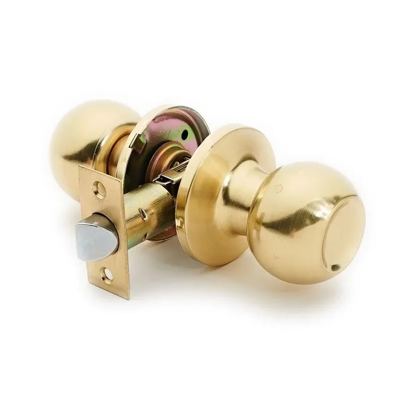 Door knob lock 607 sb mat brass