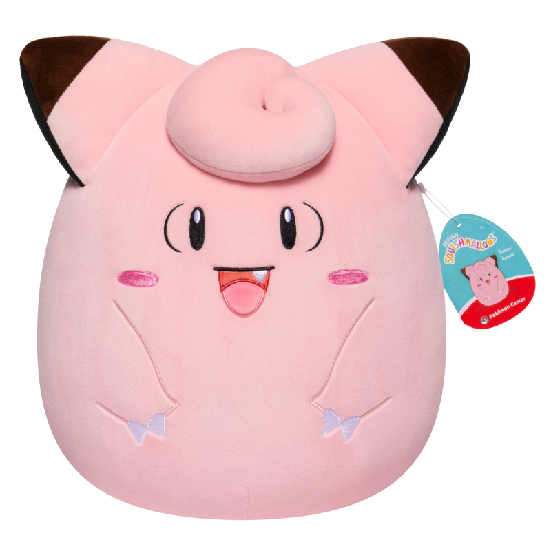 SQUISHMALLOWS Pokemon plīša rotaļlieta Clefairy, 25 cm