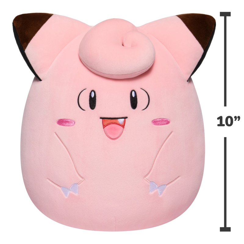 SQUISHMALLOWS Pokemon plīša rotaļlieta Clefairy, 25 cm