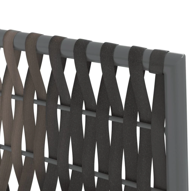 vidaXL dārza krēsli ar matračiem, 6 gab., 54x61x83 cm, PE rotangpalma