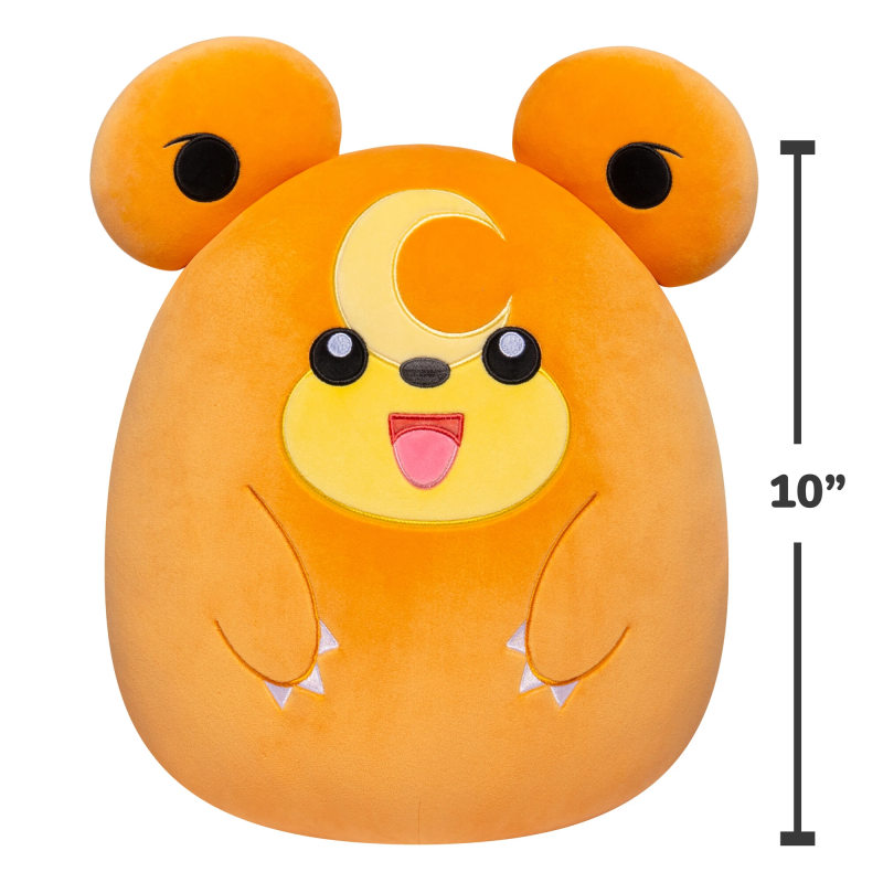 SQUISHMALLOWS Pokemon plīša rotaļlieta Teddiursa, 25 cm