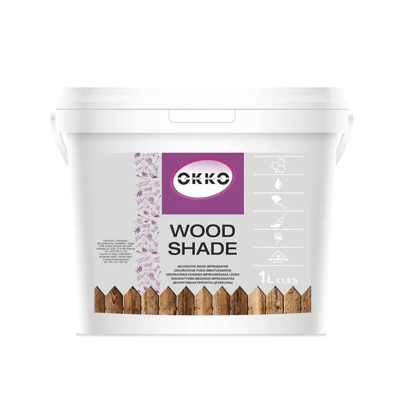 Medienos impregnantas Okko Wood Shade, samanų sp., 1 l