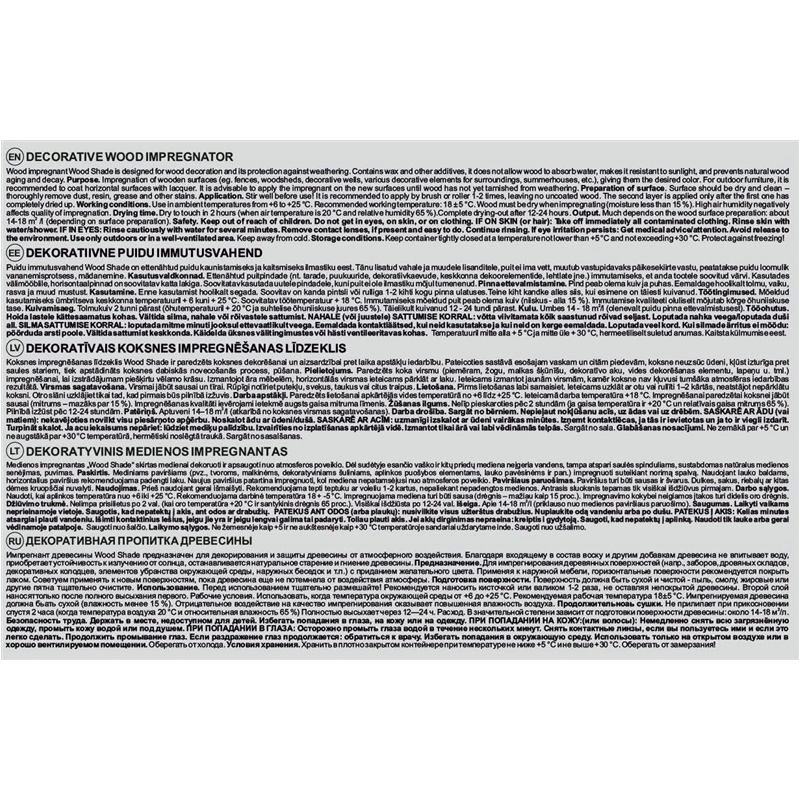 Impregn. kokam shade sodr. ozols 1l okko