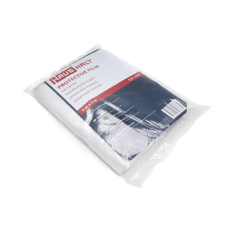 Aizsargplēve haushalt 4x5m 0.01mm