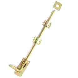 Heavy garage bolt 1046 yellow zink