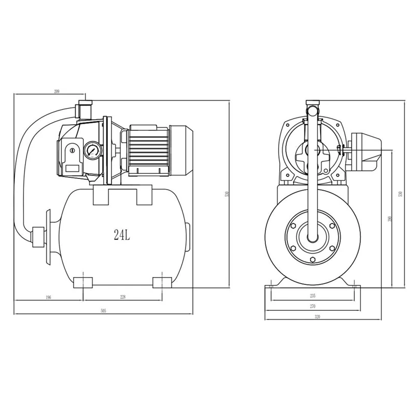 Sūknis hf-800 800w haushalt