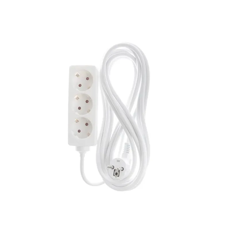 Pagarinātājs Okko, 3 x 1,5 mm², 5 m, 3 ligzdas