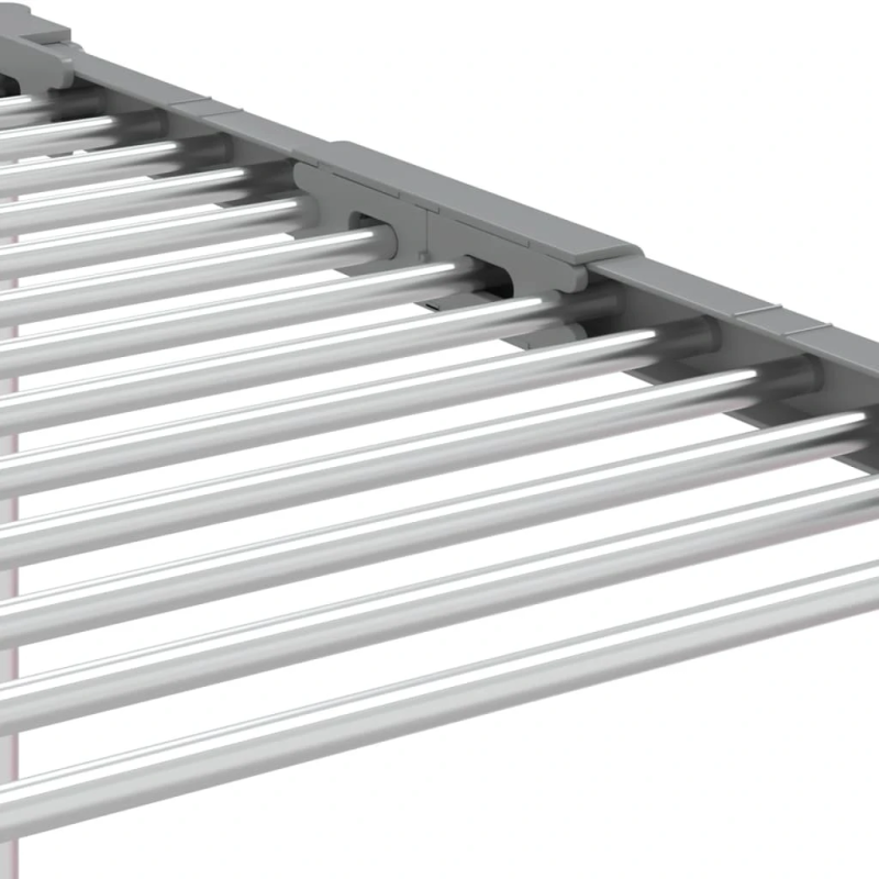 vidaXL veļas žāvētājs, 83x,50-55,x,40-85, cm, alumīnijs