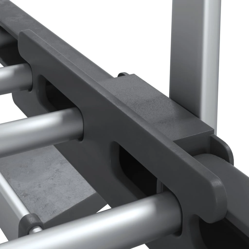 vidaXL veļasmašīnas plaukts, 77x52x192 cm, alumīnijs