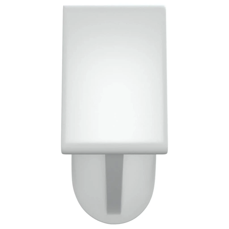 vidaXL aizkaru stangas, 2 gab., balta, sudrabaina, 40-60 cm, alumīnijs