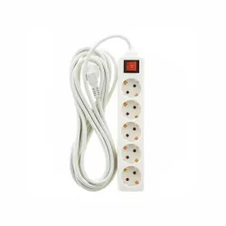 Household extension cord OKKO. 5 slots. 5 m