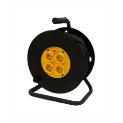 Extension cord with reel OKKO. 4 slots. 40 m
