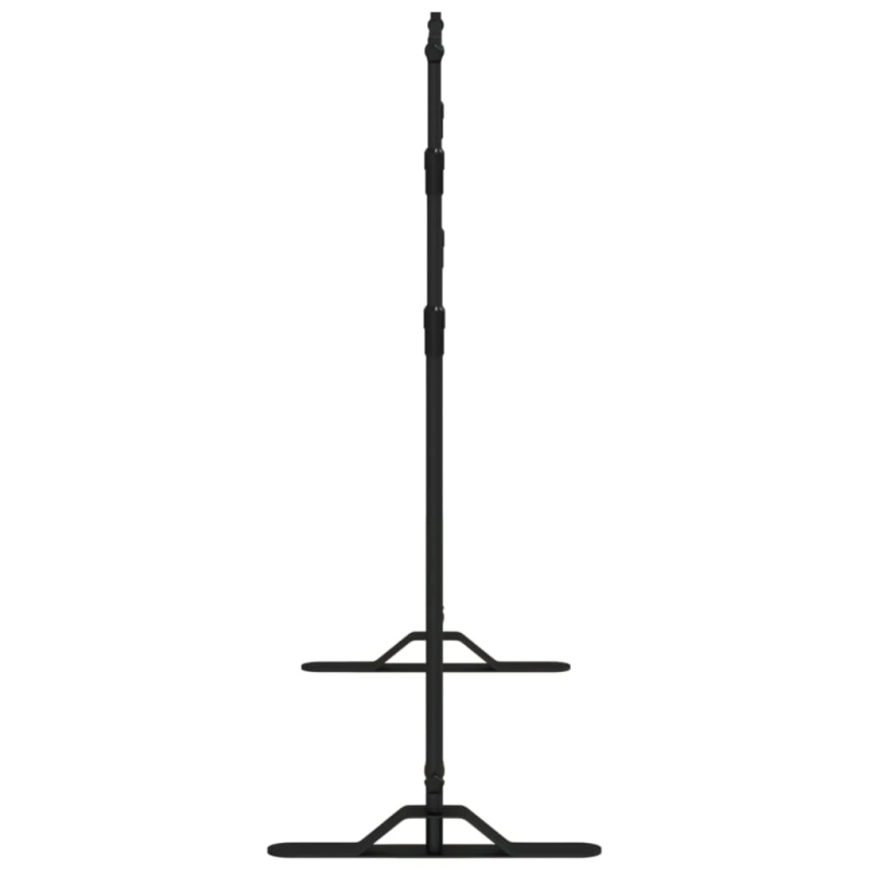 vidaXL fona statīvs, melns, 254x243 cm, tērauds