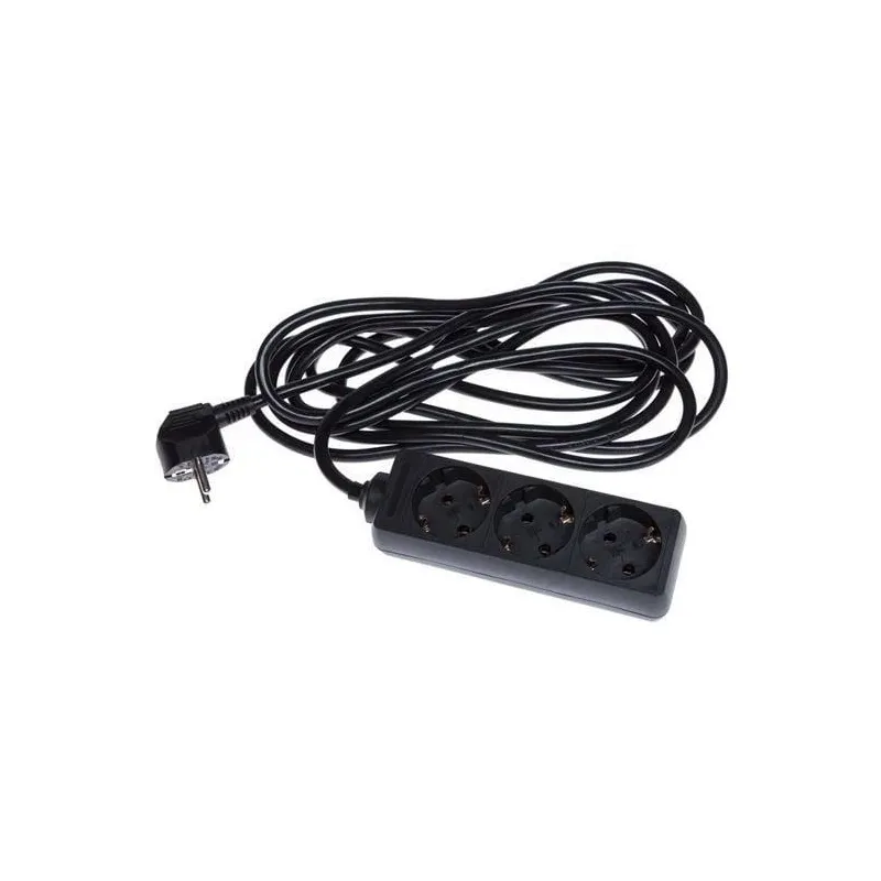 Pagarinātājs Okko, 3 x 1,5 mm², 5 m, 3 ligzdas