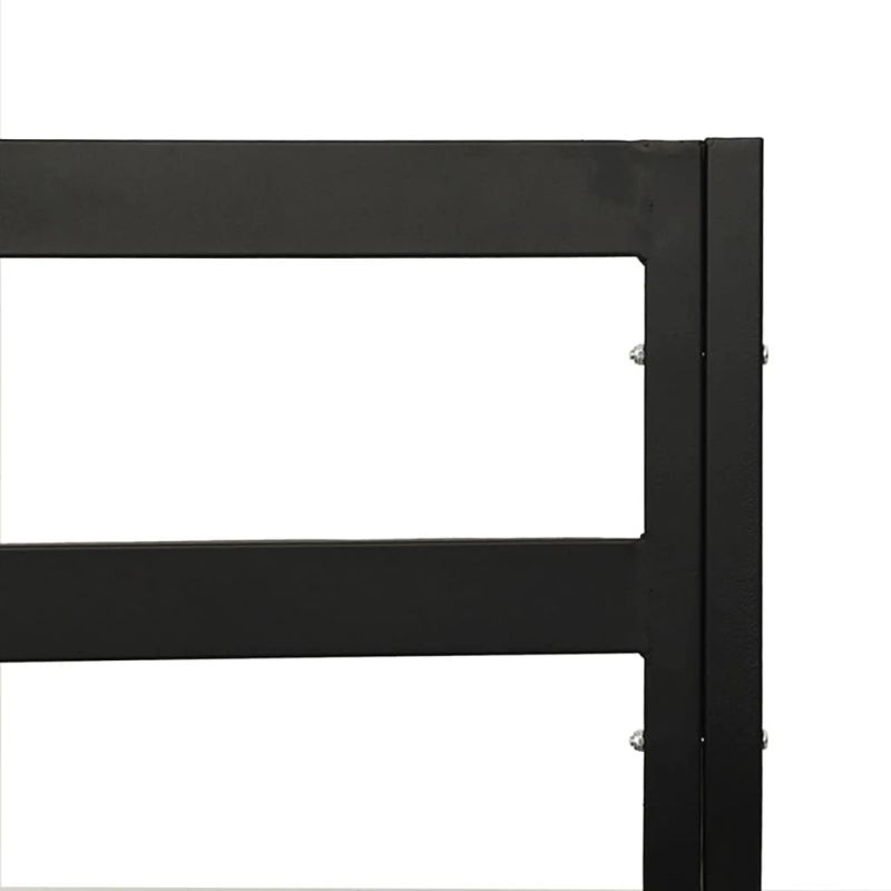 vidaXL 7-daļīgs dārza atpūtas mēbeļu komplekts ar matračiem, tērauds